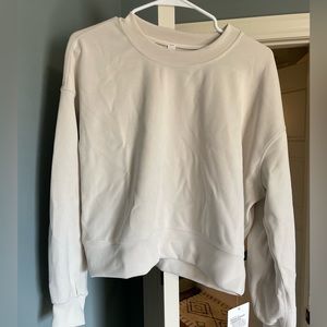 Lululemon softstreame cropped sweatshirt